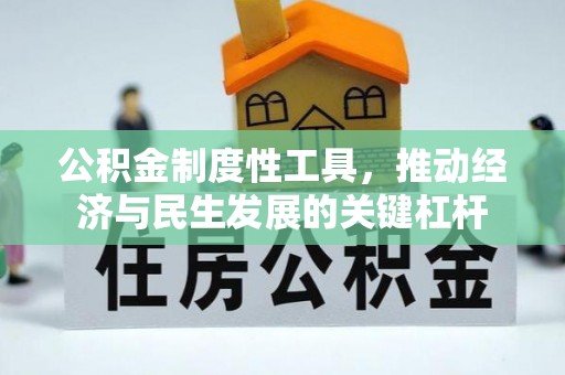 木垒公积金制度性工具，推动经济与民生发展的关键杠杆