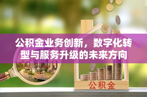 木垒公积金业务创新，数字化转型与服务升级的未来方向